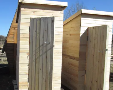 фото Туалеты деревянные в ассортименте