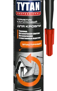 фото Герметик кровельный каучуковый бесцветный Tytan Professional 310мл 91455