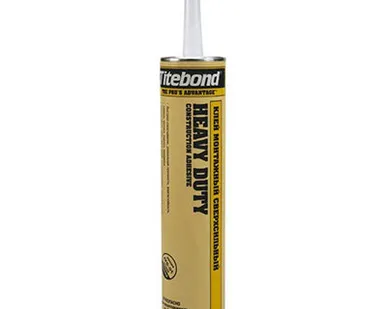 фото Монтажный клей Titebond Heavy Duty Adhesive сверхсильный светло-коричневый 296 мл