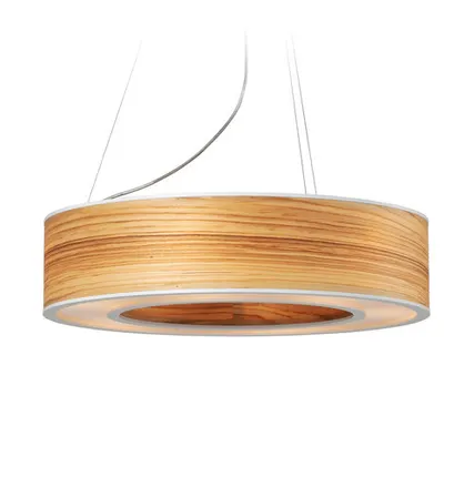 Фото №0 Люстра Jupiter Ring M, оливковый ясень, белый кант