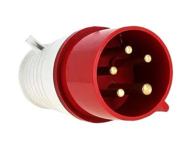 фото Вилка кабельная 16А 3Р+N+Е IР44 переносная 380В 015