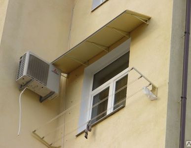 фото Козырьки оцинкованные