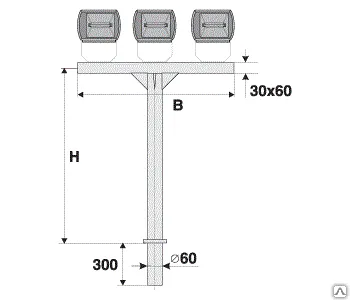 Фото №0 Кронштейн для прожекторов