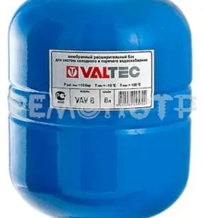 фото Бак расширительный для ГВС и ХВС 12 л. СИНИЙ VALTEC (1/8) VT.AV.B.060012 П