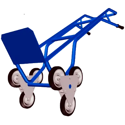 Фото №0 Тележка для подъема грузов по лестнице (шагающая)