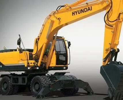 Фото №0 Аренда  экскаватора колесного HYUNDAI 210. Свежий 2015 г.в.