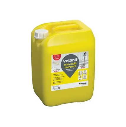 Фото №0 Грунтовка ВЕБЕР ВЕТОНИТ прим.мульти /укрепляющая (1:1)/10л