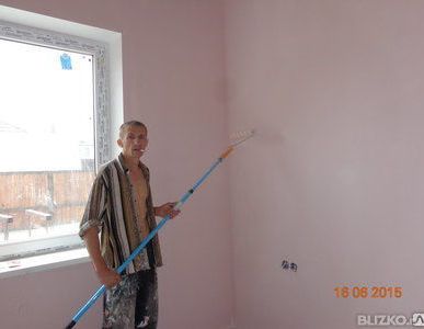 фото Покраска стен