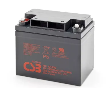 фото Аккумуляторная батарея CSB HRL12150W (12В 38Ач) со сроком службы 10 лет