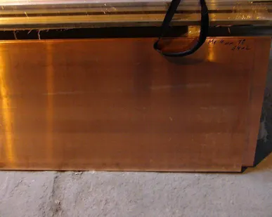 фото Лист медный ГОСТ 495-92 496-91 М1м 0,5 мм