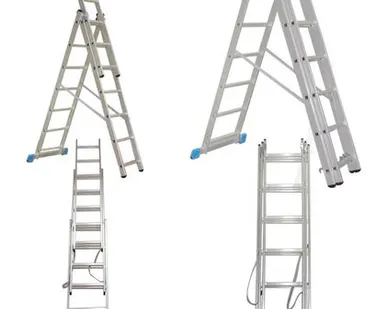 фото Лестница трехсекционная 3х9