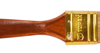 Фото №0 Кисть плоская TOPEX "Профи 1,0"( 25мм) лак.дерев.ручка,натур.щетина /12