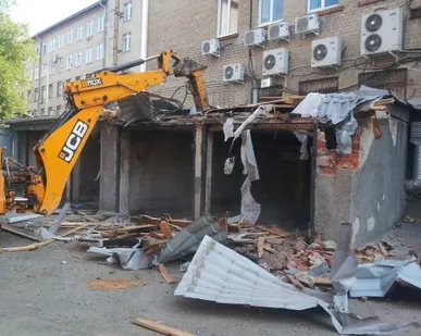 фото Демонтаж сооружений