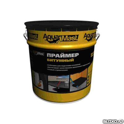 Фото №0 Праймер битумный AquaMast (ведро 16 кг)