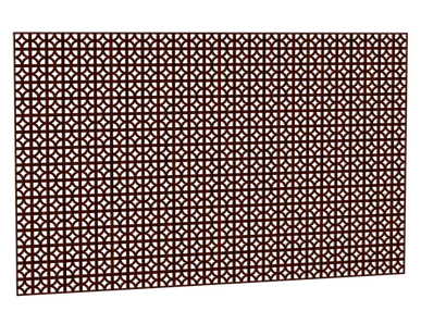 фото Лист хдф перфорированный PRESKO окрашенный Махагон / Эфес(600х1200х3)
